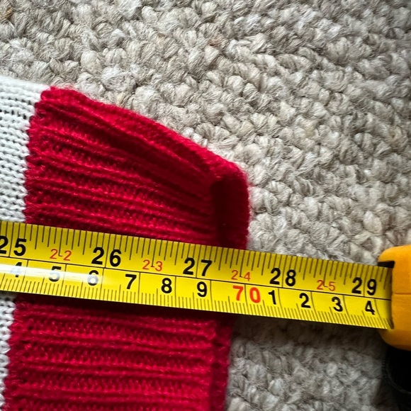 Large ugly Christmas Sweater with Holstein Cow Holiday Sweater with bell - Picture 11 of 11